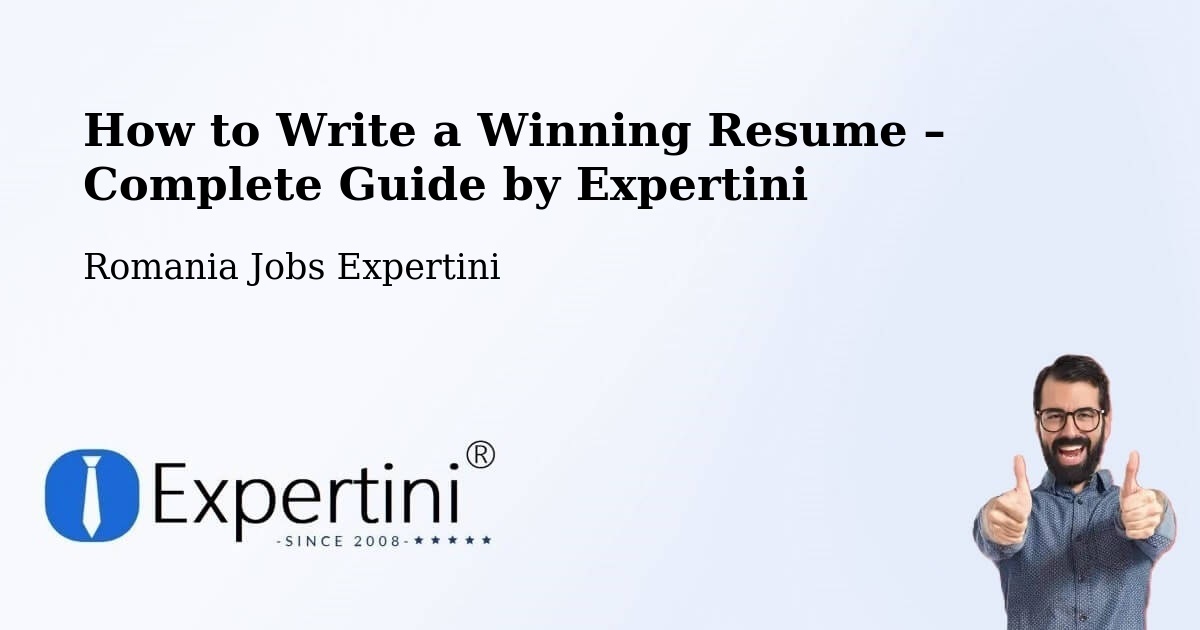 Resume Writing Guide for Job Seekers – Cut - Cut, Romania Jobs Expertini