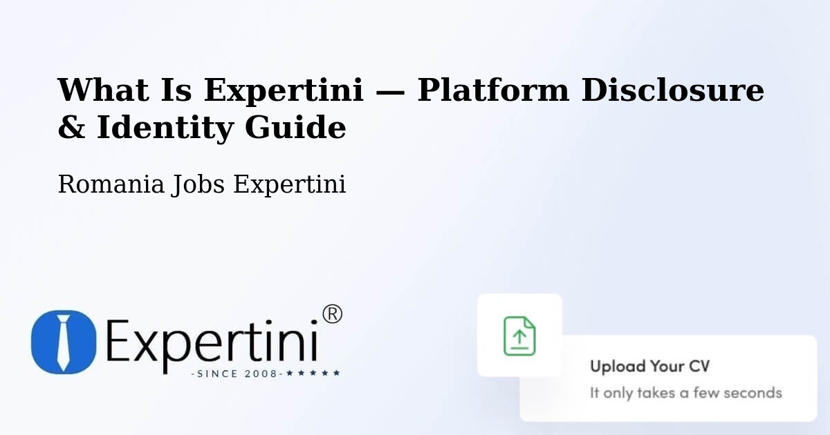 What Is Expertini — Platform Disclosure & Identity Guide – Cut
